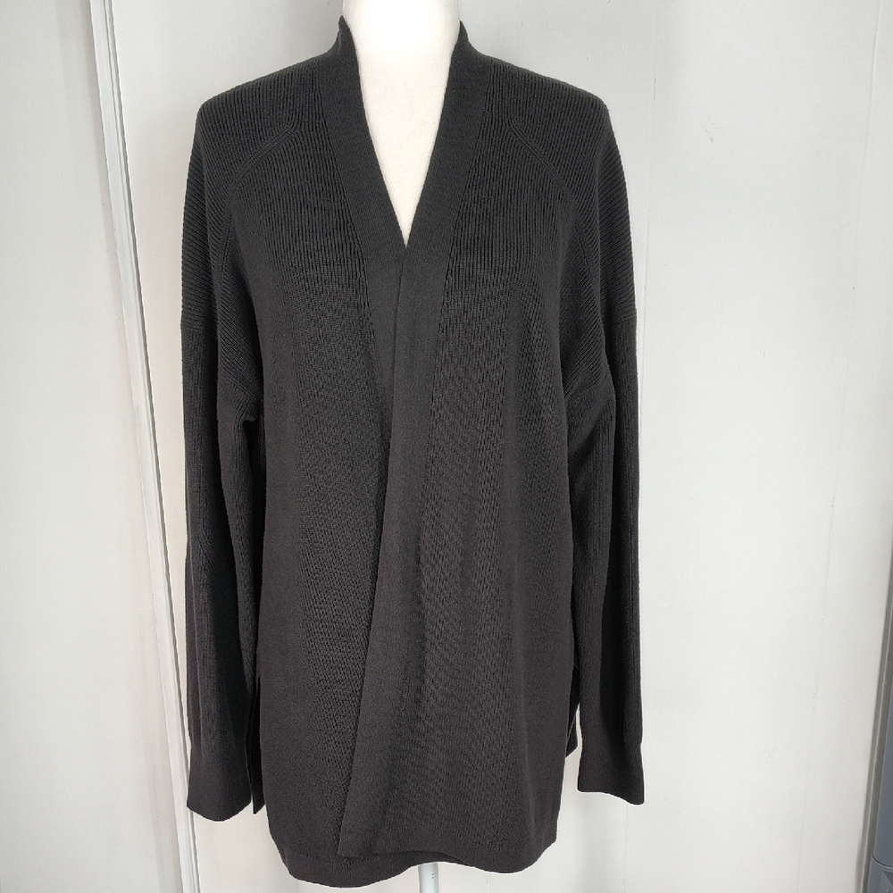 Lululemon Side Slit Sweater Wrap Graphite Grey Size 8